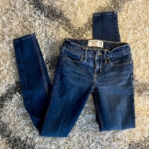 Abercrombie girl super skinny jeans size slim 9/10